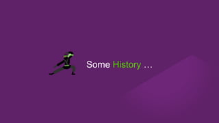 Some History …
 