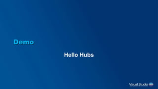 Demo
Hello Hubs
 