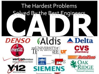 The Hardest Problems
Solved By the Best Engineers
 