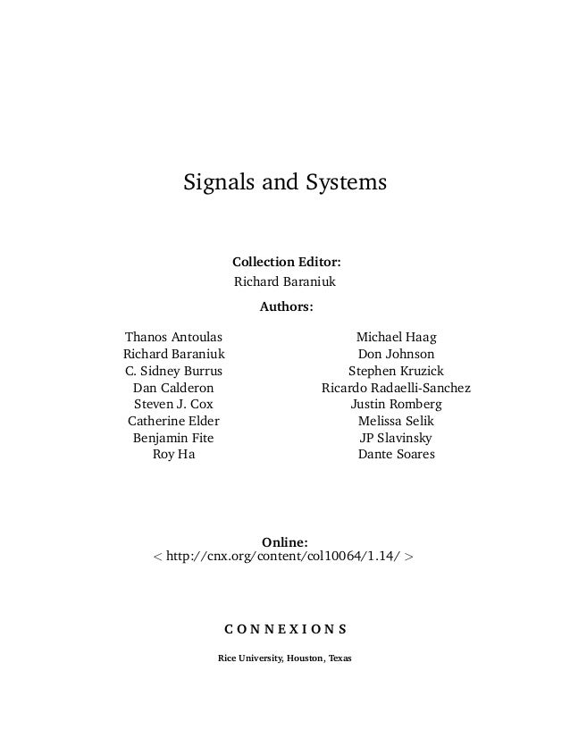 Lemingtric Oppenheim Willsky Signal And Systems Solution