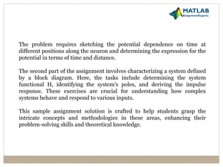 Assignment Block Matlab Solution to MATLAB Assignment on Signals and Systems | PPTX