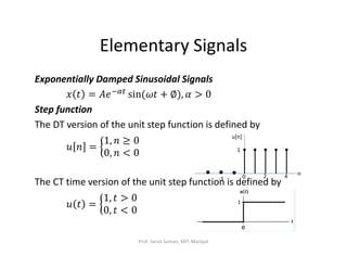 Signals and systems-1 | PDF