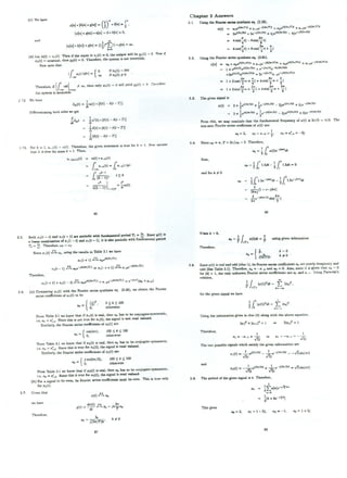 Signals and systems 2e oppenheim solutions
