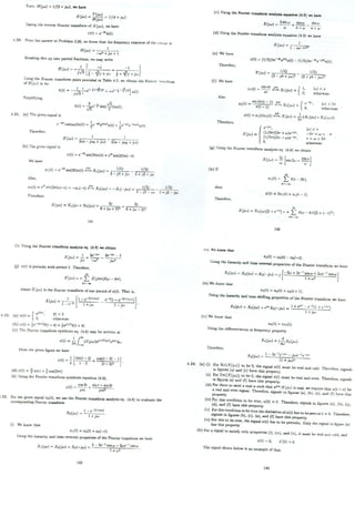 Signals and systems 2e oppenheim solutions