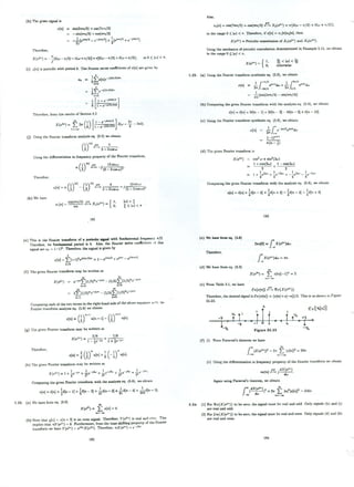 Signals and systems 2e oppenheim solutions