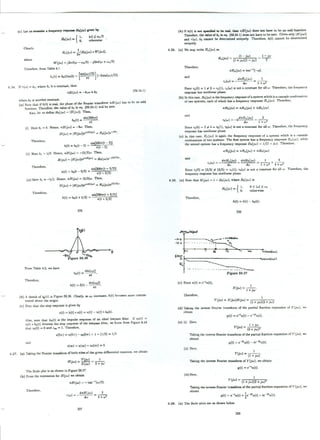 Signals and systems 2e oppenheim solutions