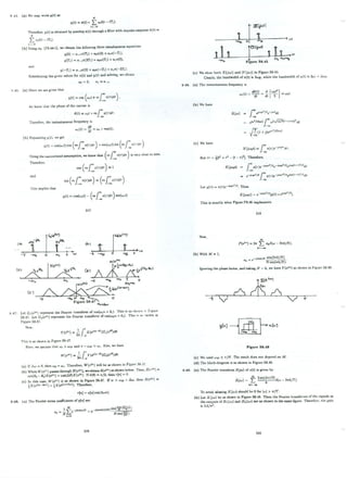 Signals and systems 2e oppenheim solutions