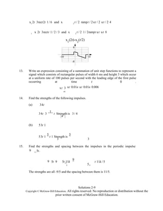 Signals and systems analysis using transform methods and matlab 3rd ...