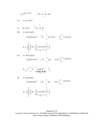 Signals and systems analysis using transform methods and matlab 3rd ...