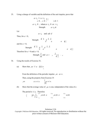 Signals and systems analysis using transform methods and matlab 3rd ...