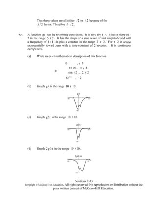 Signals and systems analysis using transform methods and matlab 3rd ...