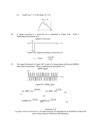 Signals and systems analysis using transform methods and matlab 3rd ...