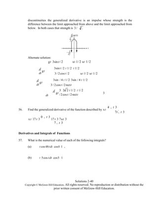 Signals and systems analysis using transform methods and matlab 3rd ...