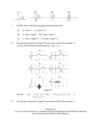 Signals and systems analysis using transform methods and matlab 3rd ...