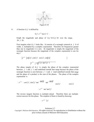 Signals and systems analysis using transform methods and matlab 3rd ...