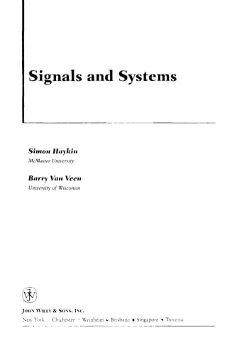 Signals and systems__haykin_