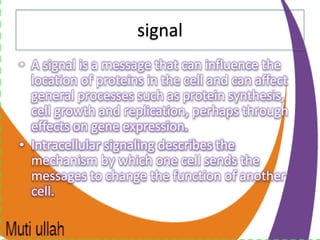 Signal transduction and hormone receptor complex | PPTX
