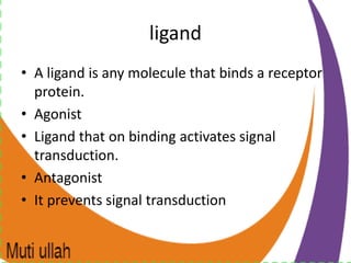 Signal transduction and hormone receptor complex | PPTX