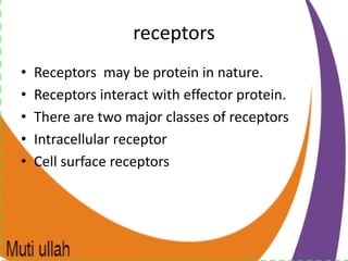 Signal transduction and hormone receptor complex | PPTX