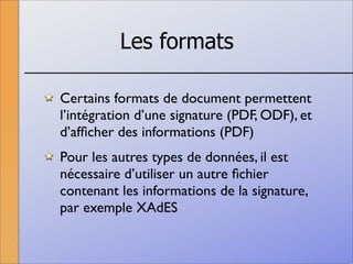 La signature numérique