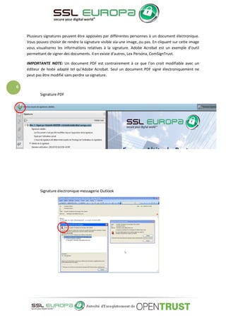 Signature électronique par SSL Europa