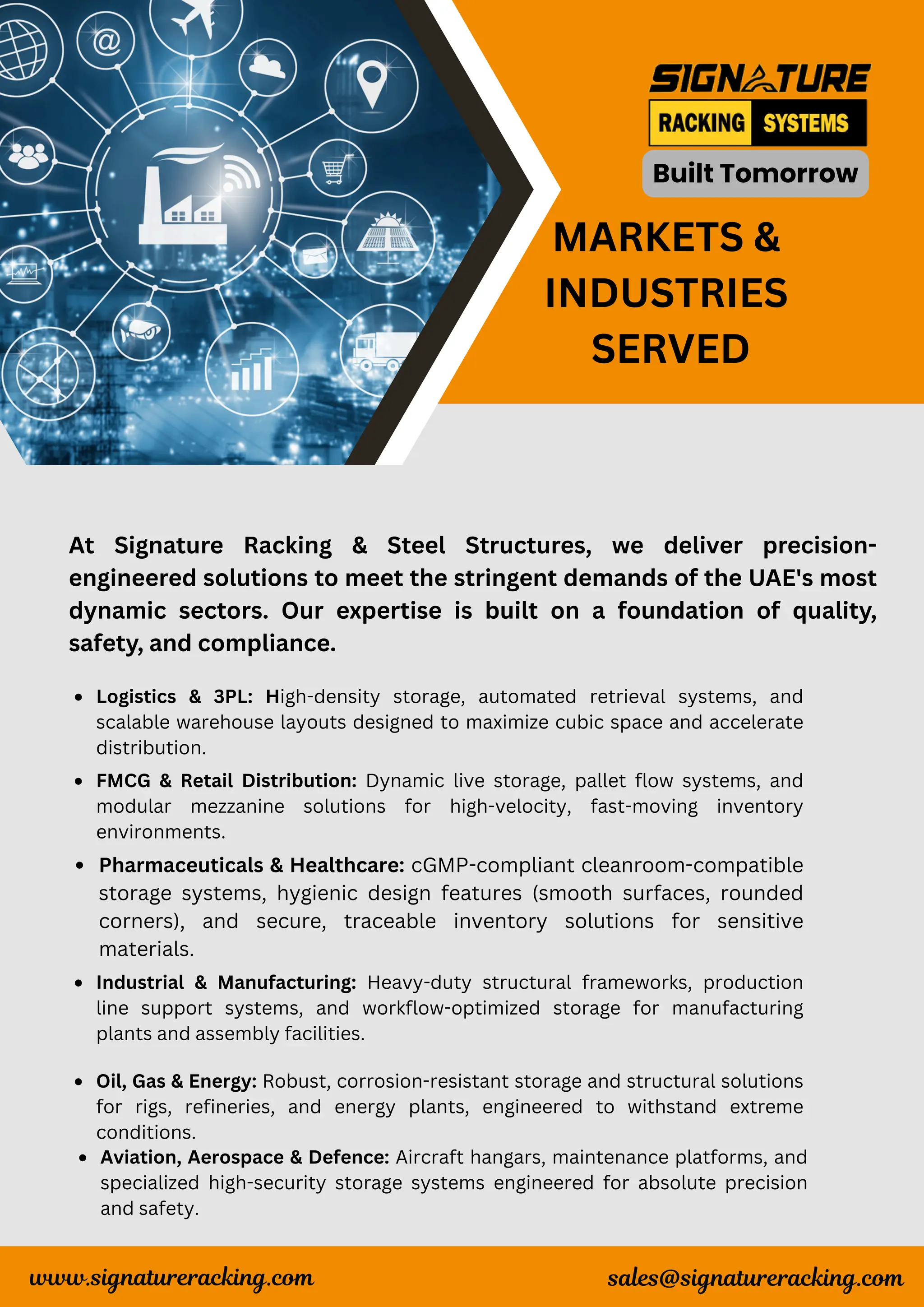 Signature Racking Systems: Integrated Steel & Storage Solutions for the ...