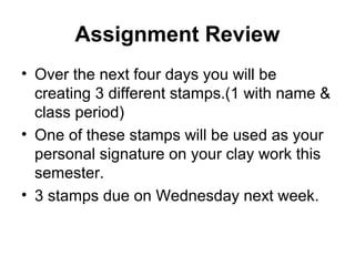 Signature stamps s2_project1 | PPT