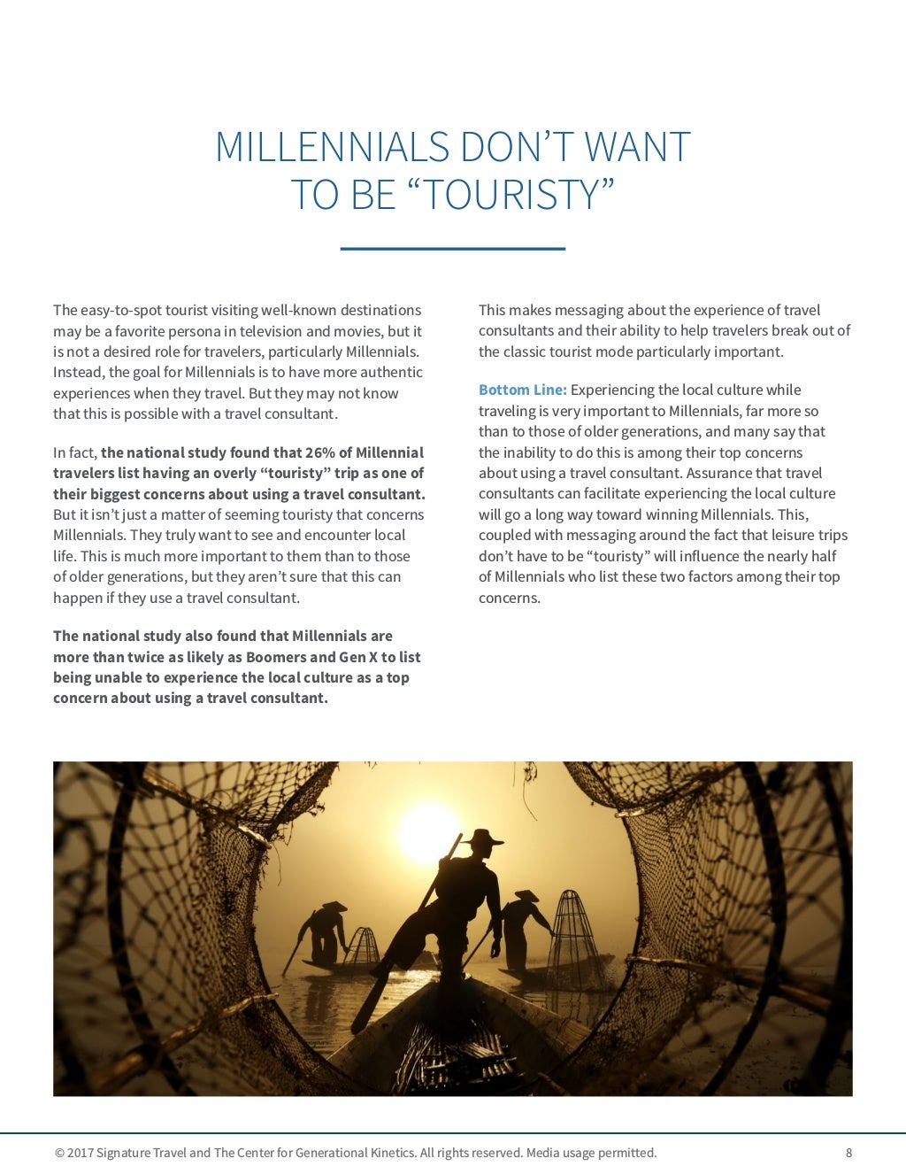 Signature Travel Network 2017 The new travel reality by Generation