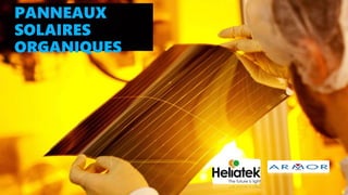 PANNEAUX
SOLAIRES
ORGANIQUES
 