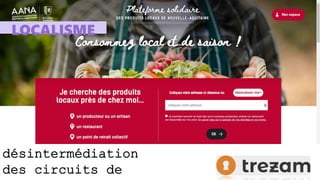 LOCALISME
désintermédiation
des circuits de
 