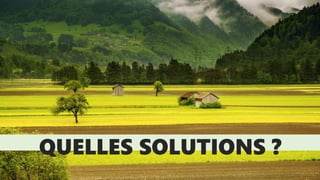 QUELLES SOLUTIONS ?
 