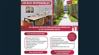 Centre Condorcet -Pessac
Cité Numérique - Bègles
 