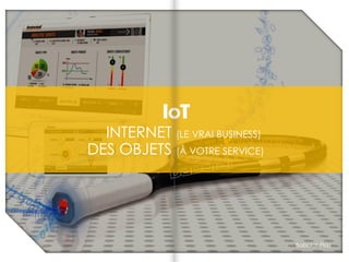 IOT
INTERNET (LE VRAI BUSINESS)
DES OBJETS (À VOTRE SERVICE)
Babolat Play
 