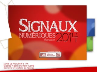 Signaux Numeriques 2014 - AEC