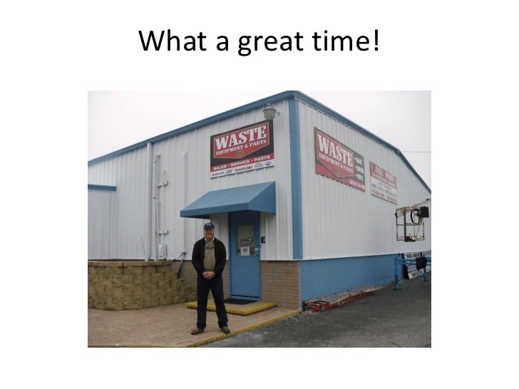 Waste Equipment and Parts Sign Day 12/11/2010