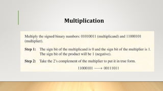 Signed numbers in 8051 | PPTX