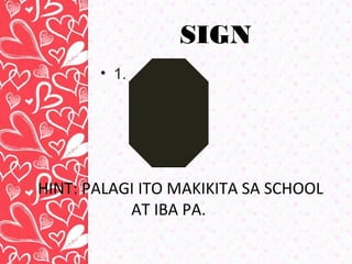 Sign filipino lesson presentation | PPT