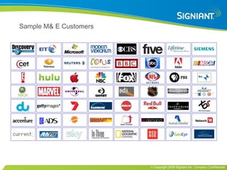 Sample M& E Customers 