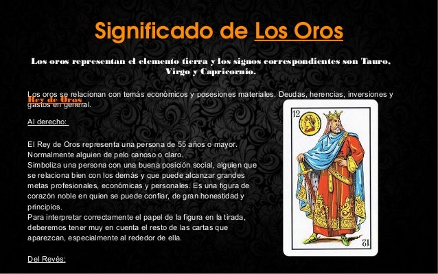Significado de las Cartas Españolas