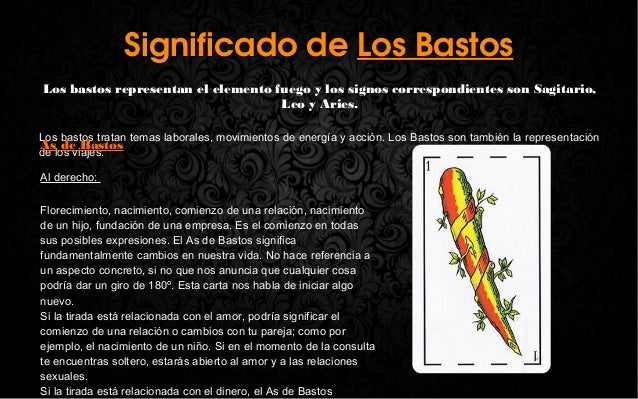 Significado de las Cartas Españolas