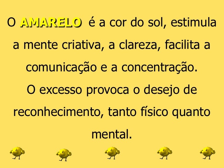 O significado das cores