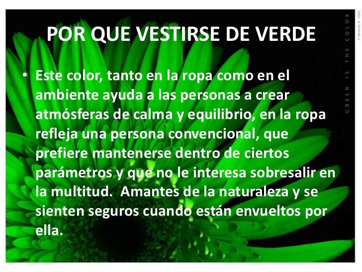 Significado del color verde Significado del color verde