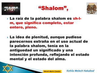 Significado de Shalom (Qué es, Concepto y Definición) - Significados