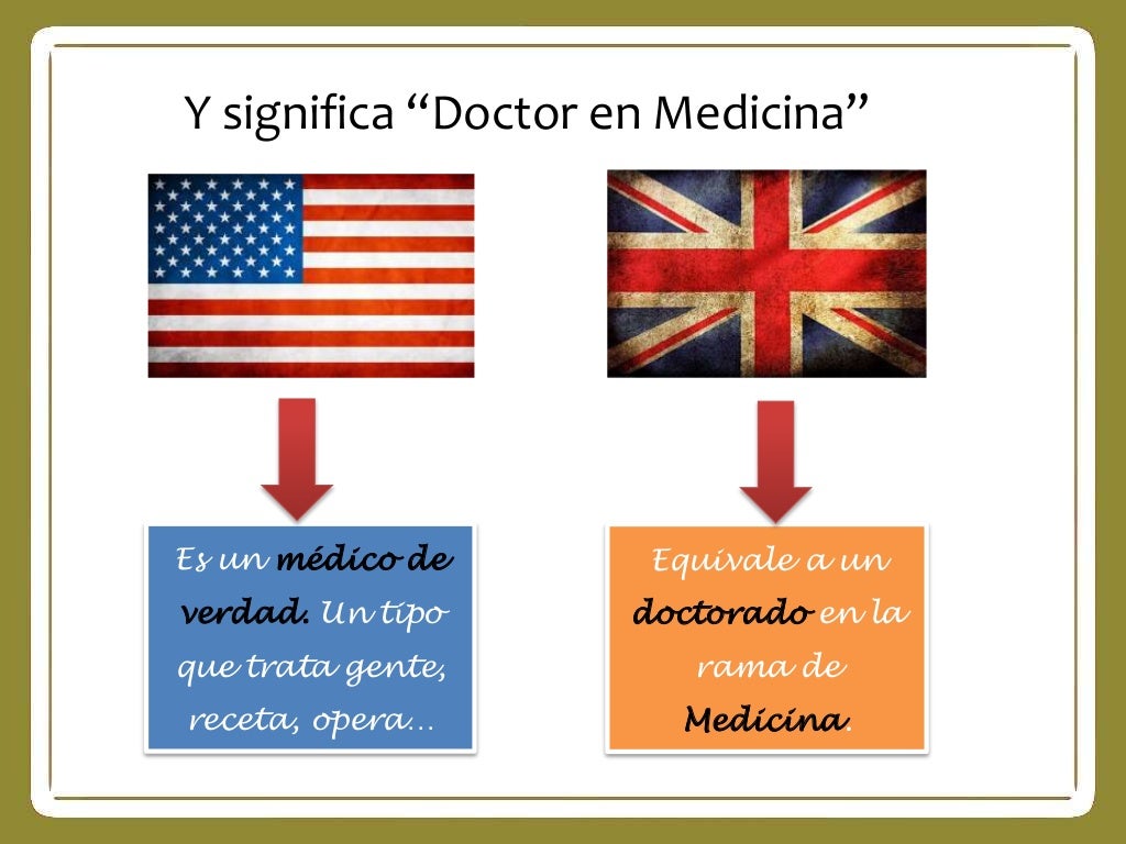 Significado de las siglas M.D. y Ph. D.