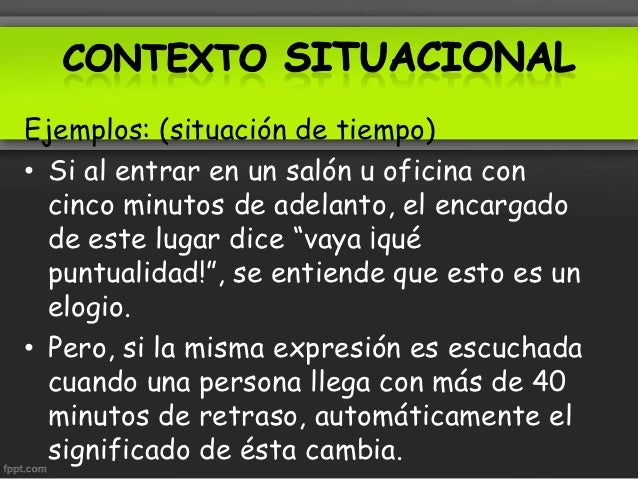 Significadoy contexto