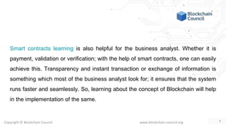 Significance of Blockchain Certification For a Business Analyst