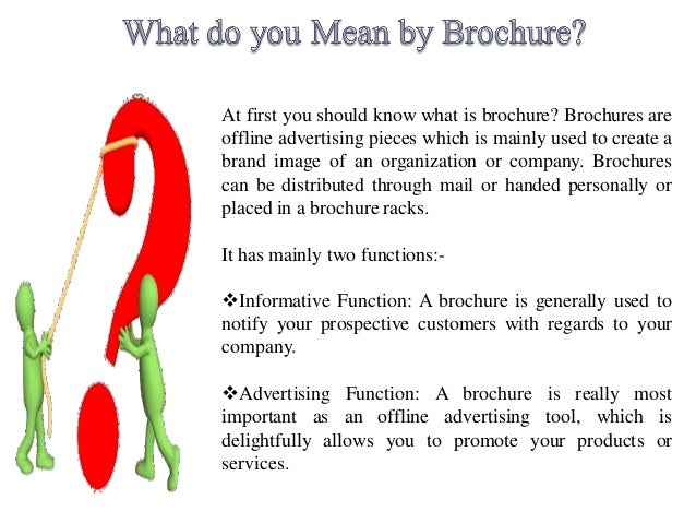 what is broucher