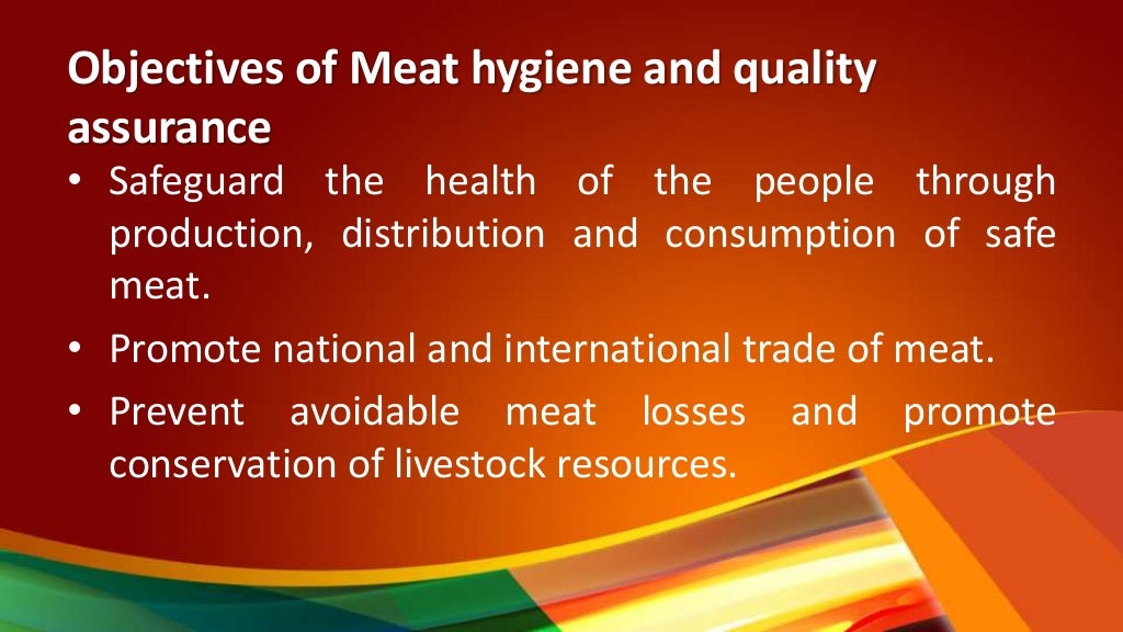 Significance of hygiene meat for public health