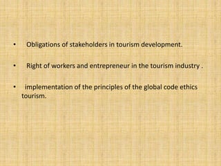 Significance of tourism