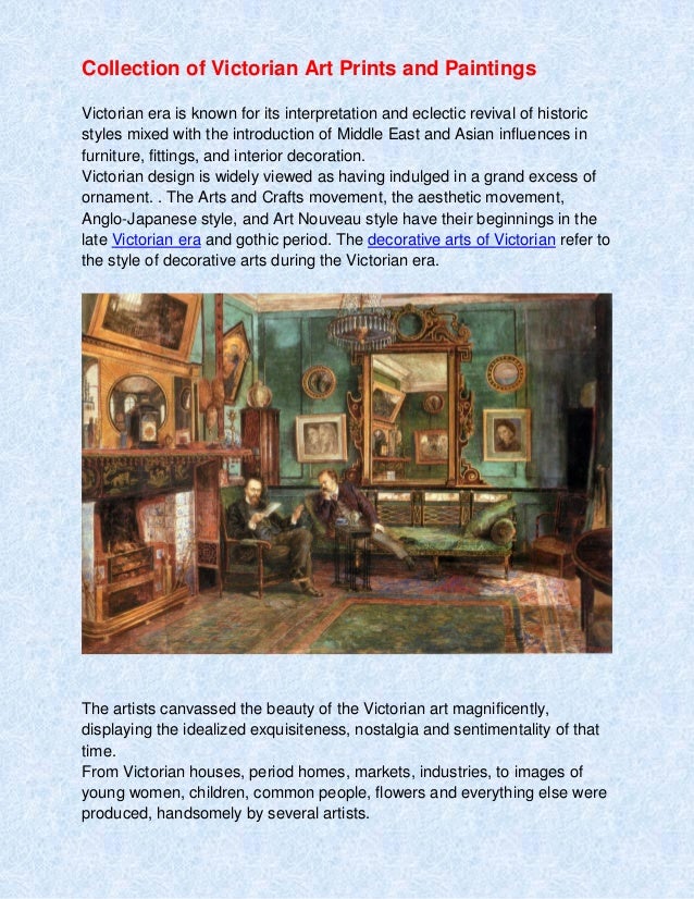 Significance of victorian art in today’s times